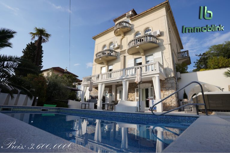 exklusive Villa in Bestlage Crikvenica Kroatien, einmalige Gelegenheit (diskrete Vermittlung)